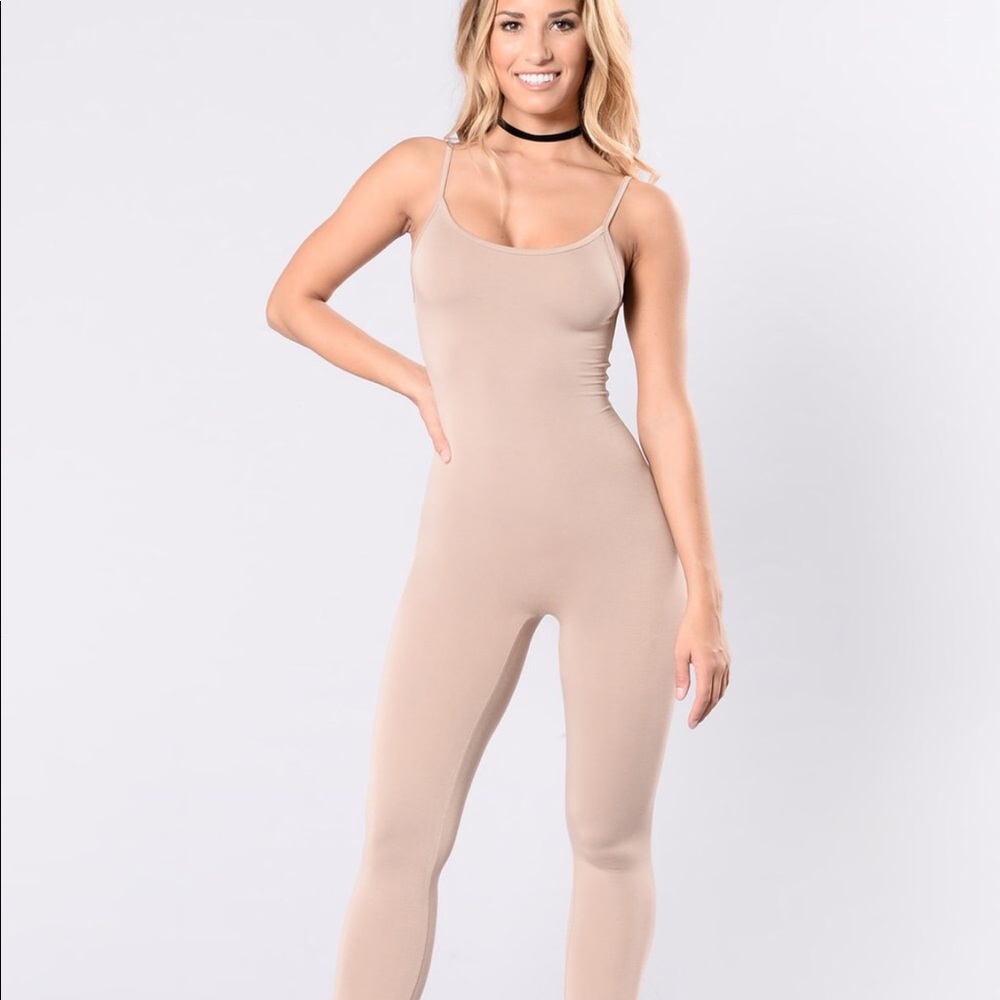 TWO For price of 1 Nude&Grey body suits jumpsuit
